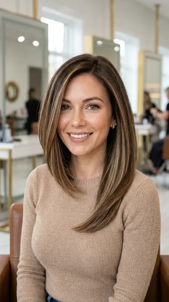  Asymmetrical Bob with Balayage
