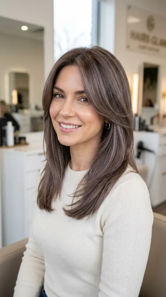  Mushroom Brown Combined with a Fresh Haircut