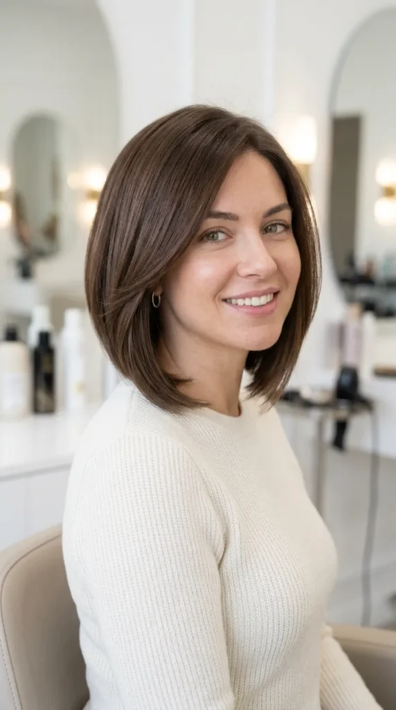  Asymmetrical Bob for Fine to Medium Hair