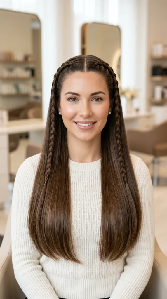 Double Front Braids