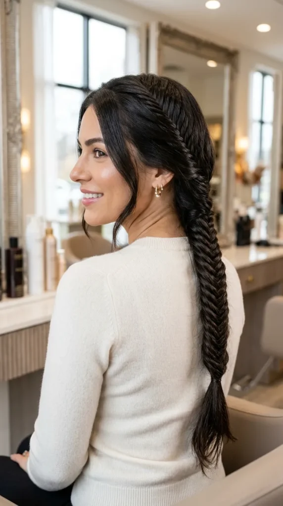32 Braid Hairstyle Ideas for Texture and Style 4 Fishtail Braid for Intricate Texture
