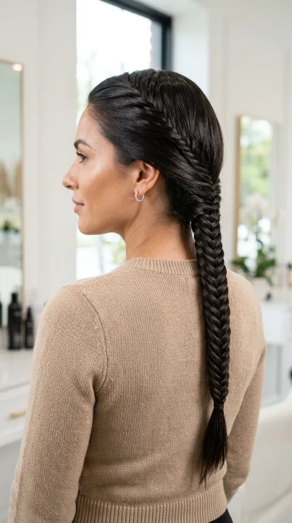  Tight Fishtail Braid