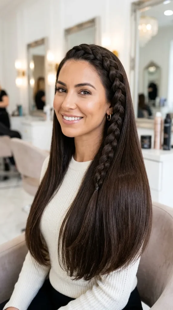  Chunky Front Braid