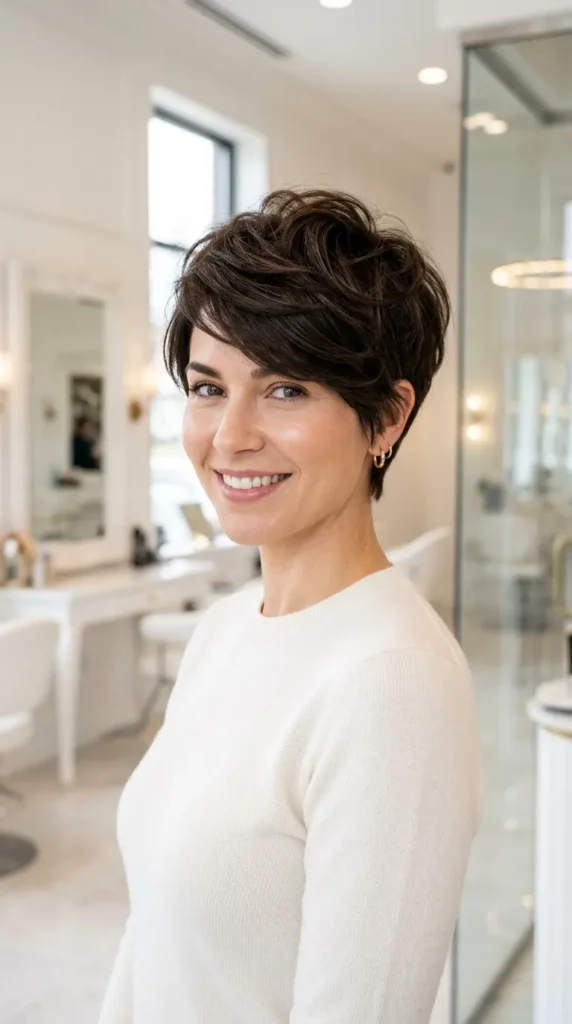  Short Layered Pixie