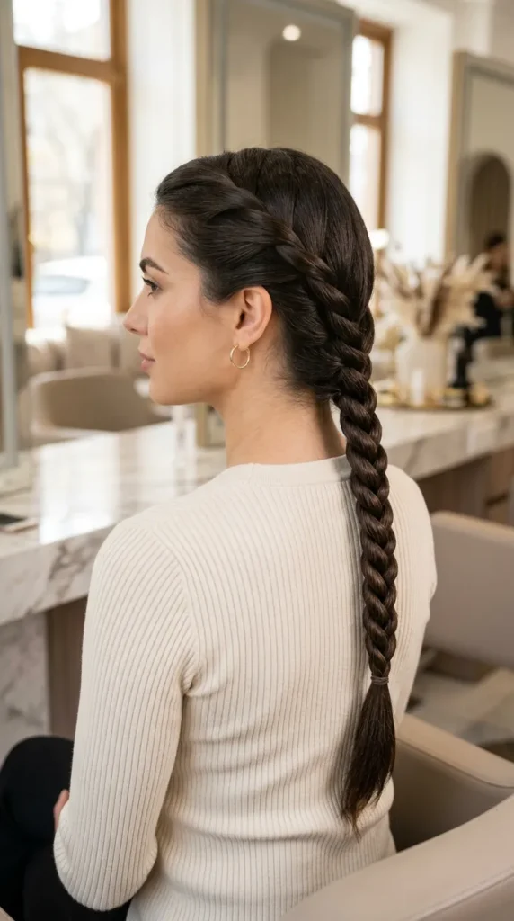 32 Braid Hairstyle Ideas for Texture and Style 8 Rope Braid for a Twisted Effect