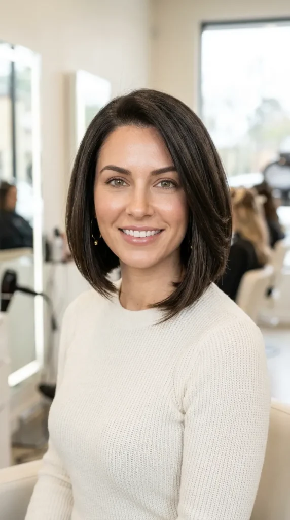  Asymmetrical Bob for Thick Hair Creating Shape