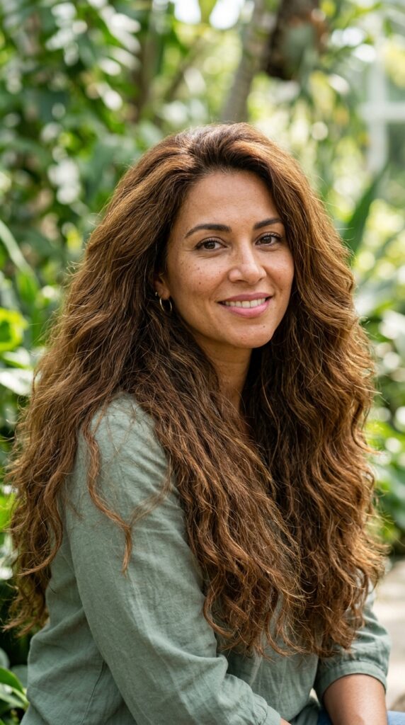 Caramel on Thick Hair