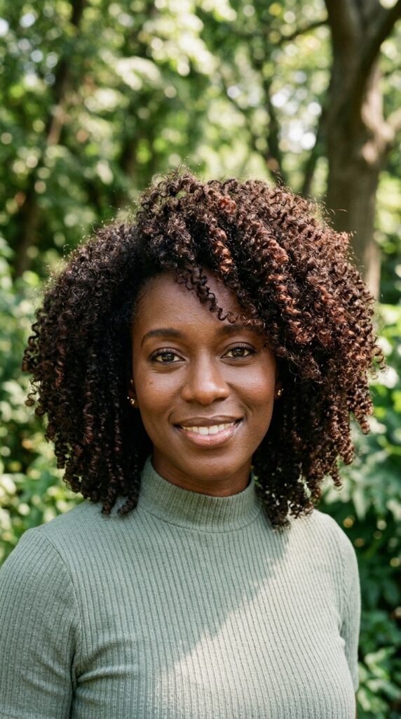 25 Espresso Hair Color Ideas That Feel Sophisticated 9 Espresso on Curly Hair
